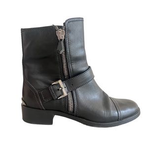 Miu Miu Calzature Donna soft calf black leather boots size 40EU/ 10 US